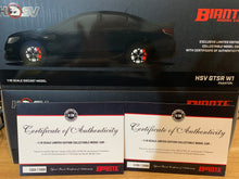 Load image into Gallery viewer, 1:18 Scale Holden HSV GTSR Black Diecast Car Model